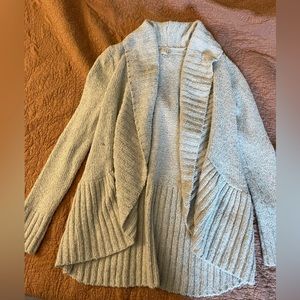 White cardigan